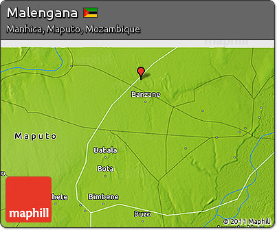 Physical 3D Map of Malengana