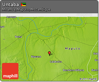 Physical 3D Map of Untaba