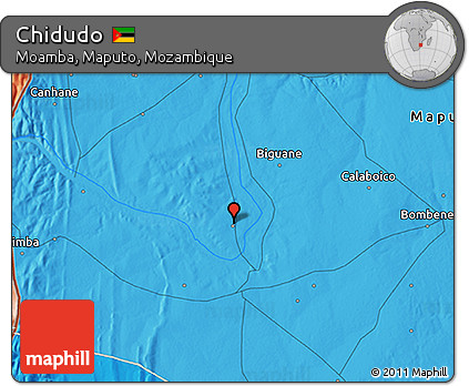 Political 3D Map of Chidudo