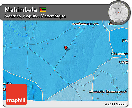 Political 3D Map of Mahimbela