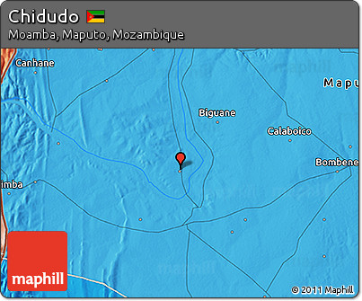 Political 3D Map of Chidudo