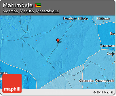 Political 3D Map of Mahimbela