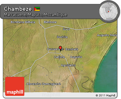 Satellite 3D Map of Chambeze