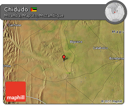 Satellite 3D Map of Chidudo