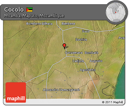 Satellite 3D Map of Cocolo