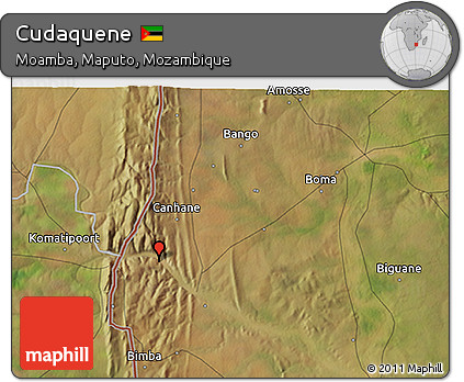 Satellite 3D Map of Cudaquene