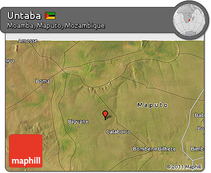 Satellite 3D Map of Untaba
