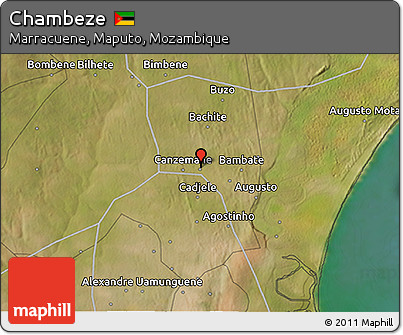 Satellite 3D Map of Chambeze