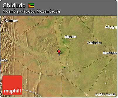 Satellite 3D Map of Chidudo