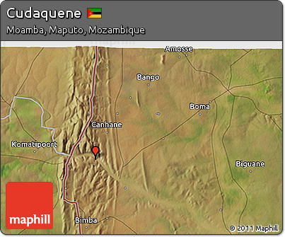 Satellite 3D Map of Cudaquene