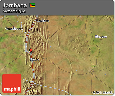 Satellite 3D Map of Jombana