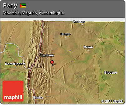 Satellite 3D Map of Peny