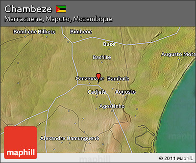 Satellite 3D Map of Chambeze