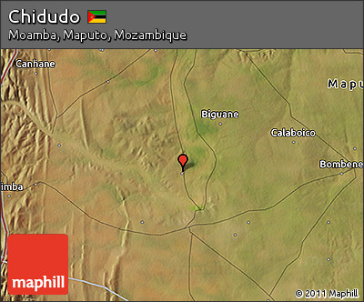 Satellite 3D Map of Chidudo