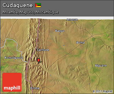 Satellite 3D Map of Cudaquene