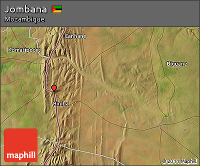 Satellite 3D Map of Jombana