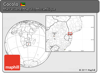 Blank Location Map of Cocolo