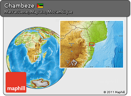 Physical Location Map of Chambeze
