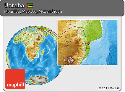Physical Location Map of Untaba