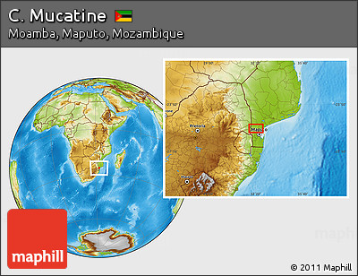 Physical Location Map of C. Mucatine