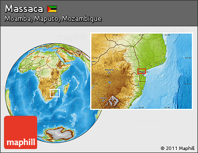 Physical Location Map of Massaca