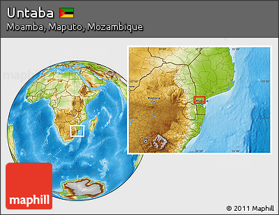 Physical Location Map of Untaba