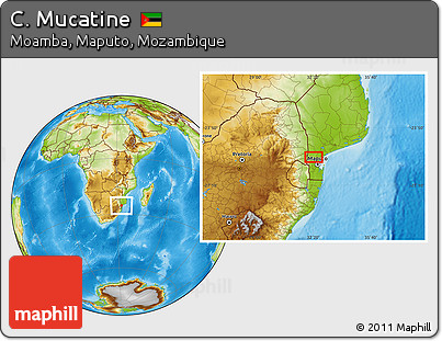 Physical Location Map of C. Mucatine