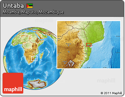 Physical Location Map of Untaba