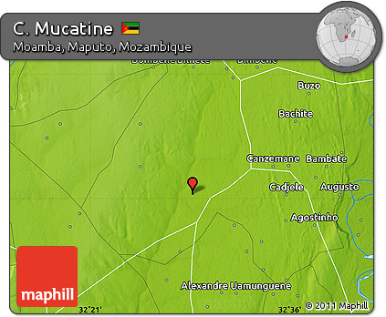 Physical Map of C. Mucatine