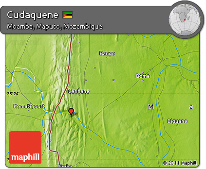Physical Map of Cudaquene