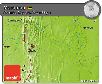 Physical Map of Macumua