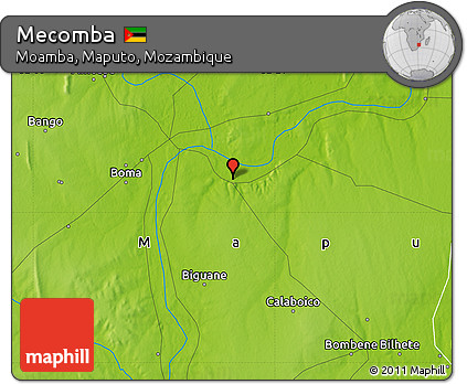 Physical Map of Mecomba