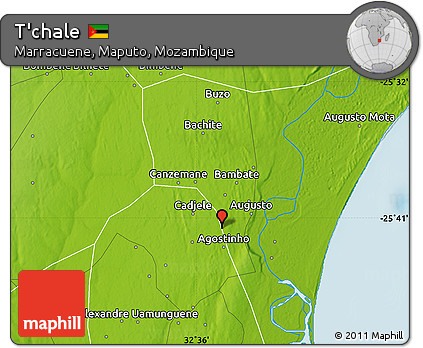 Physical Map of T'chale