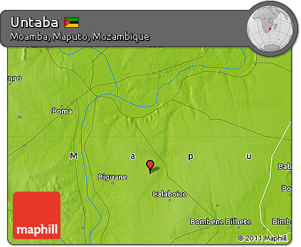 Physical Map of Untaba