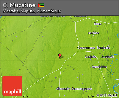 Physical Map of C. Mucatine