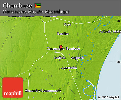 Physical Map of Chambeze