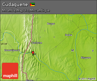Physical Map of Cudaquene