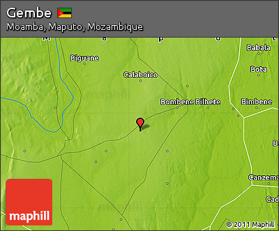 Physical Map of Gembe