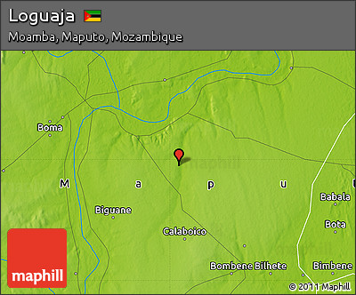 Physical Map of Loguaja