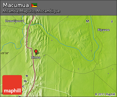 Physical Map of Macumua