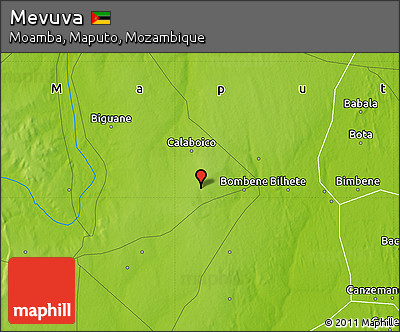 Physical Map of Mevuva