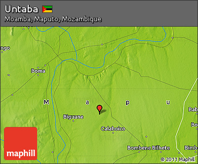 Physical Map of Untaba