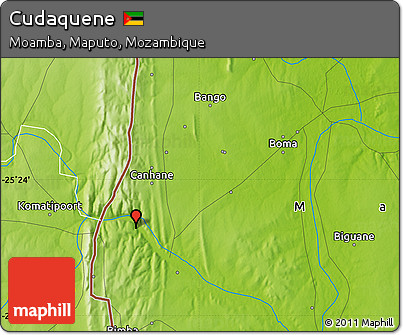 Physical Map of Cudaquene