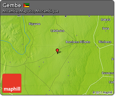 Physical Map of Gembe