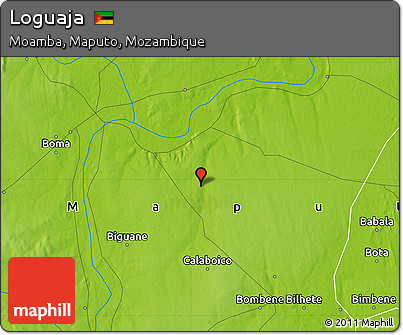 Physical Map of Loguaja