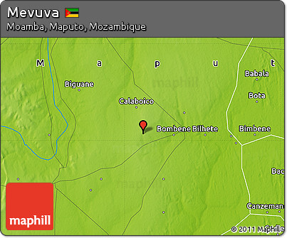 Physical Map of Mevuva