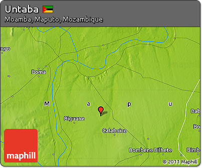 Physical Map of Untaba