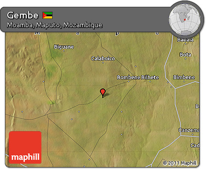 Satellite Map of Gembe