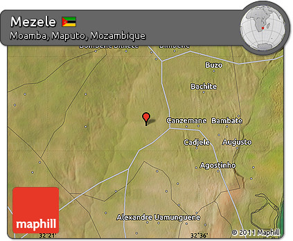 Satellite Map of Mezele