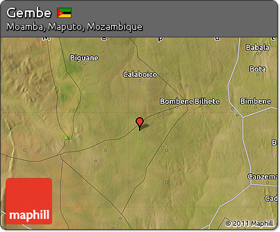 Satellite Map of Gembe